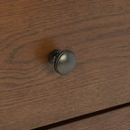 Scully 2 Drawer 1 Shelf Chest W/ Usb - CHS6417 - Medium Oak/Antique Gold - Safavieh
