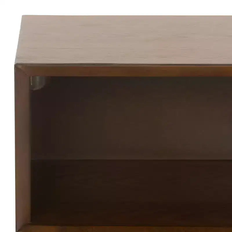 Scully 2 Drawer 1 Shelf Chest W/ Usb - CHS6417 - Medium Oak/Antique Gold - Safavieh