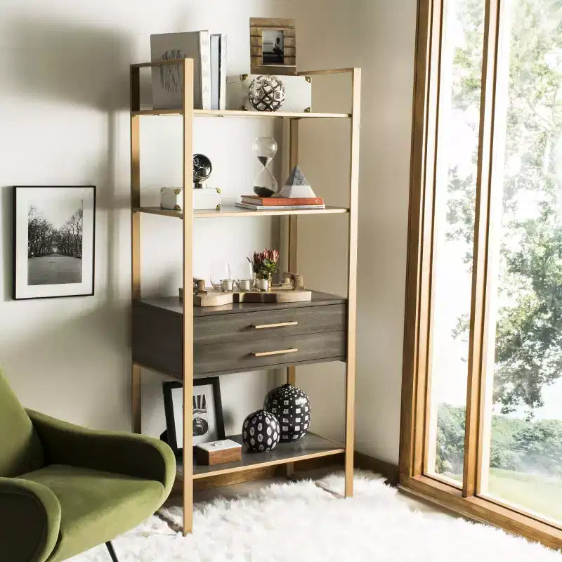 Skylar 4 Tier 1 Drawer Etagere - ETG6204 - Safavieh