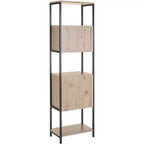 Gabrielle Etagere - FOX4274 - Oak/Black - Safavieh Couture