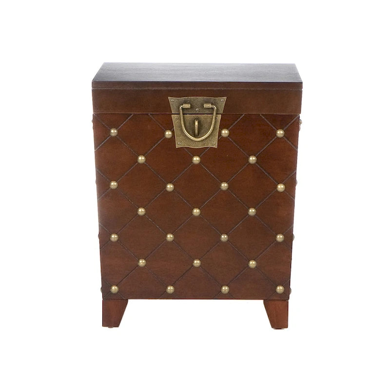 Mobile Contenitore Tavolino Laterale Liatris Nailhead Espresso di SEI Furniture