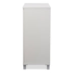 Baxton Studio Marcy Contemporary White Wood Storage Sideboard Cabinet