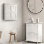 Mobiletto d'accento da pavimento indipendente a due ante Teamson Home Versailles