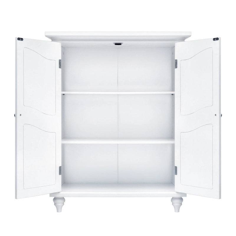 Mobiletto d'accento da pavimento indipendente a due ante Teamson Home Versailles