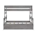 Plank+Beam Solid Wood Farmhouse Twin over Full Bunk Bed Bed with Trundle
