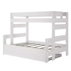 Plank+Beam Solid Wood Farmhouse Twin over Full Bunk Bed Bed with Trundle