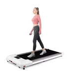 Tapis Roulant Costway 0.6-3.8MPH da Sottoscrivania con Telecomando e Display a LED Nero/Rosa/Bianco/Grigio