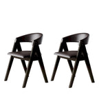 CraftPorch Transitional V-shaped Dining Chairs (Set of 4)