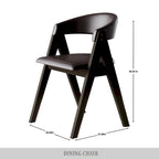 CraftPorch Transitional V-shaped Dining Chairs (Set of 4)