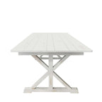 7' x 40 Rectangular Antique Rustic Solid Pine Folding Dining Table