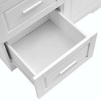 Bathroom Storage Cabinet with Drawers and Adjustable Shelf