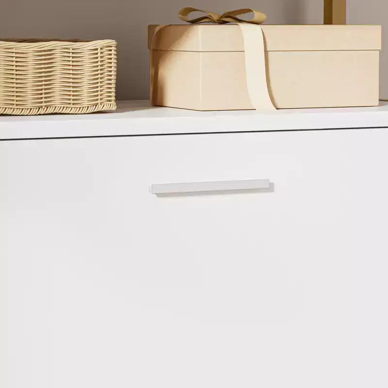 VECELO Storage Bench, 2-Tier Flip Drawers for Entryway Shoe Rack Organizer, Removable Seat Cushion