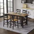 Signature Design by Ashley Gesthaven Counter Height Dining Table with Butcher Block Top