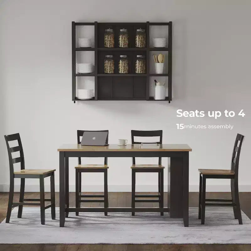 Signature Design by Ashley Gesthaven Counter Height Dining Table with Butcher Block Top