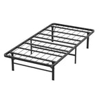 FDW Bed Frame Metal Platform Bed Frame 14 Inch Mattress Foundation Box Spring Replacement Heavy Duty Steel Slat Noise-Free