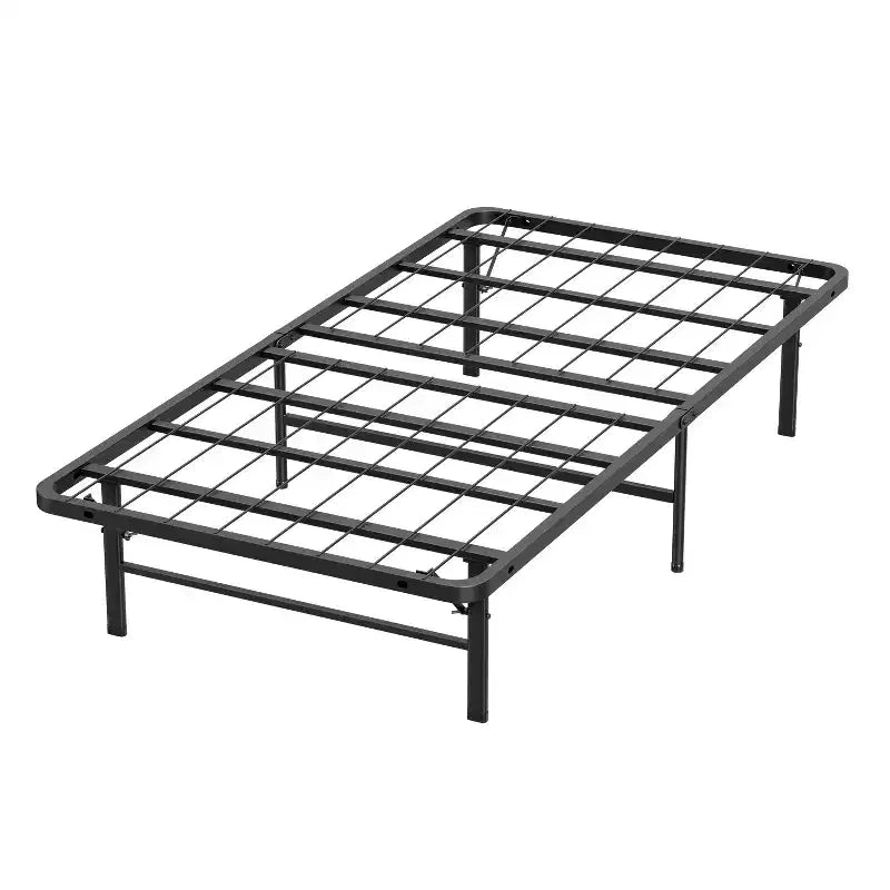 FDW Bed Frame Metal Platform Bed Frame 14 Inch Mattress Foundation Box Spring Replacement Heavy Duty Steel Slat Noise-Free