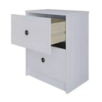ChaletPosh 2 Drawers Nightstand