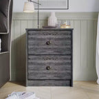 ChaletPosh 2 Drawers Nightstand