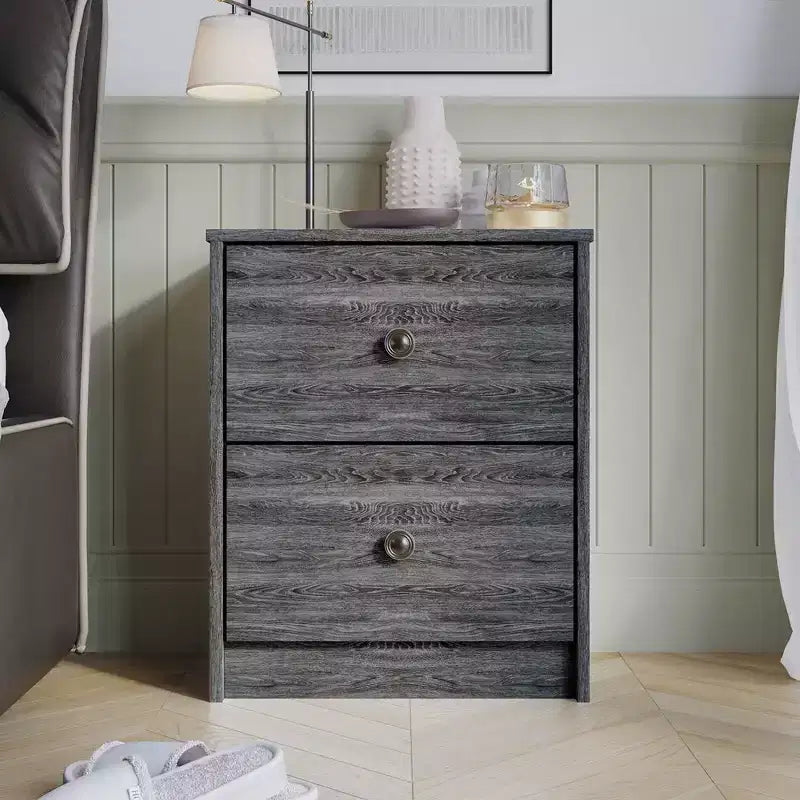ChaletPosh 2 Drawers Nightstand