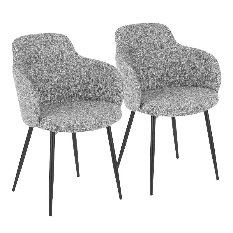 LumiSource Set of 2 Boyne Dining Chairs