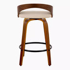 LumiSource Set of 2 26 Grotto Swivel Counter Height Barstools