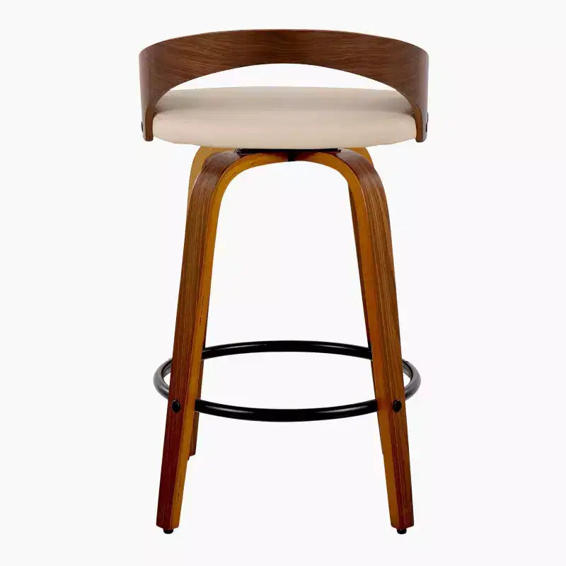LumiSource Set of 2 26 Grotto Swivel Counter Height Barstools