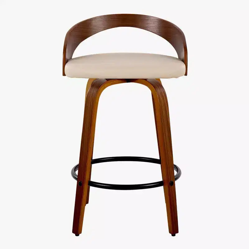 LumiSource Set of 2 26 Grotto Swivel Counter Height Barstools
