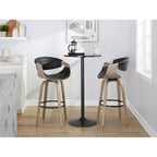 LumiSource Set of 2 30 Symphony Swivel Barstools