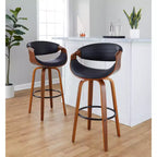 LumiSource Set of 2 30 Symphony Swivel Barstools