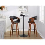 LumiSource Set of 2 30 Symphony Swivel Barstools