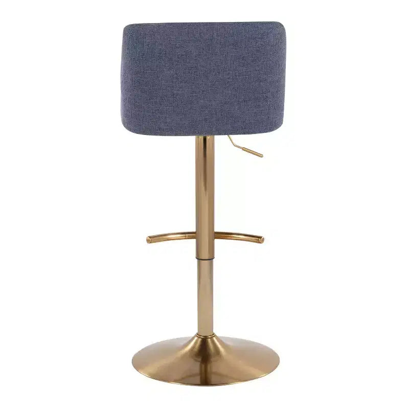 LumiSource Set of 2 Toriano Adjustable Swivel Barstools