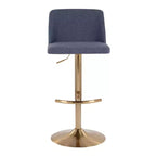 LumiSource Set of 2 Toriano Adjustable Swivel Barstools