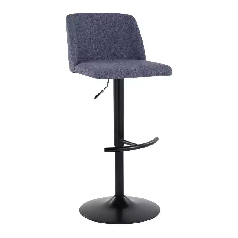 LumiSource Set of 2 Toriano Adjustable Swivel Barstools