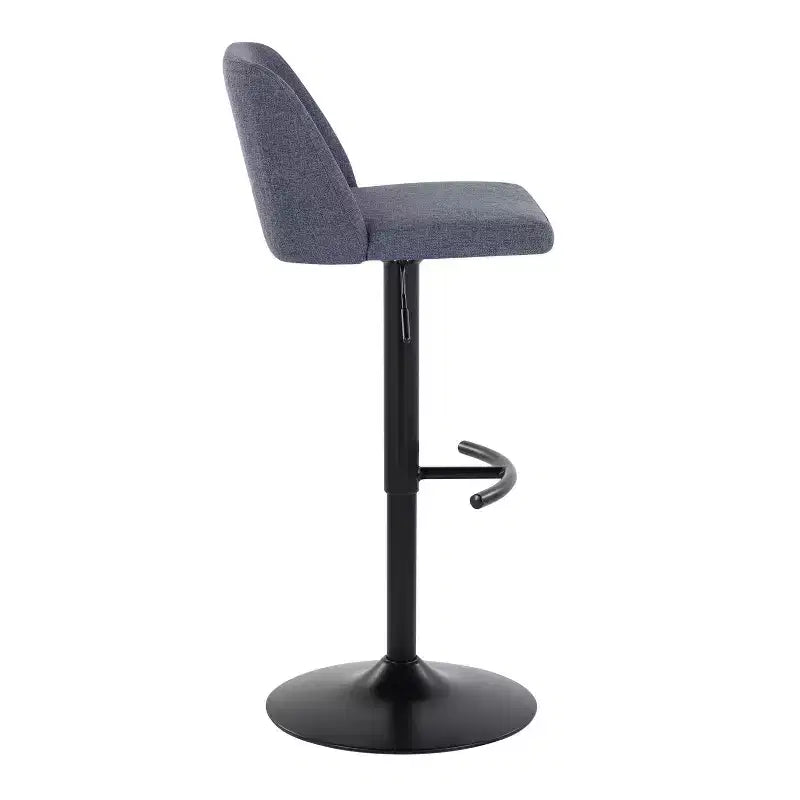 LumiSource Set of 2 Toriano Adjustable Swivel Barstools