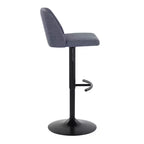 LumiSource Set of 2 Toriano Adjustable Swivel Barstools