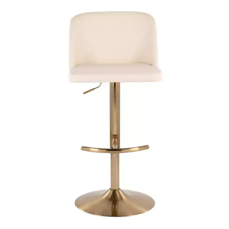 LumiSource Set of 2 Toriano Adjustable Swivel Barstools