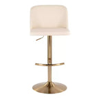 LumiSource Set of 2 Toriano Adjustable Swivel Barstools