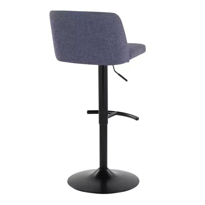 LumiSource Set of 2 Toriano Adjustable Swivel Barstools