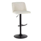 LumiSource Set of 2 Toriano Adjustable Swivel Barstools
