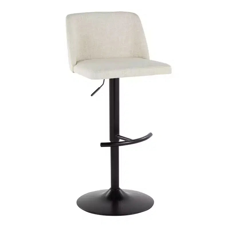 LumiSource Set of 2 Toriano Adjustable Swivel Barstools