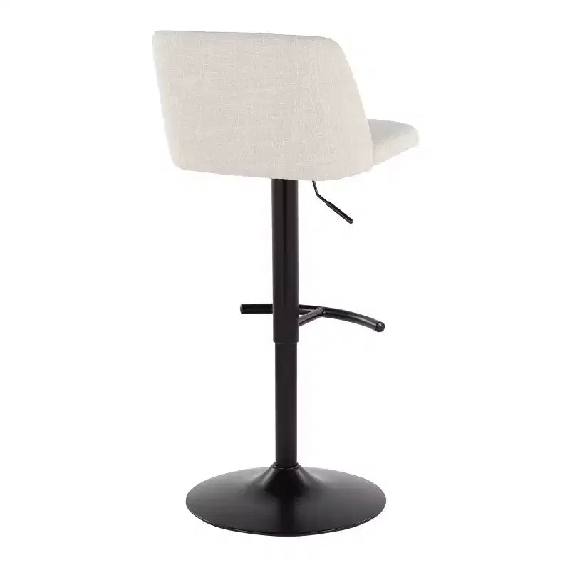 LumiSource Set of 2 Toriano Adjustable Swivel Barstools