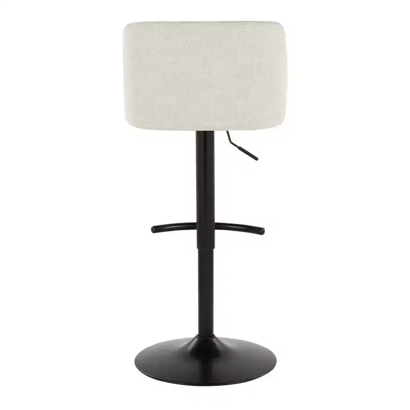 LumiSource Set of 2 Toriano Adjustable Swivel Barstools