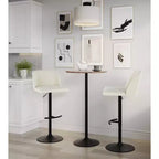 LumiSource Set of 2 Toriano Adjustable Swivel Barstools