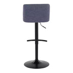 LumiSource Set of 2 Toriano Adjustable Swivel Barstools