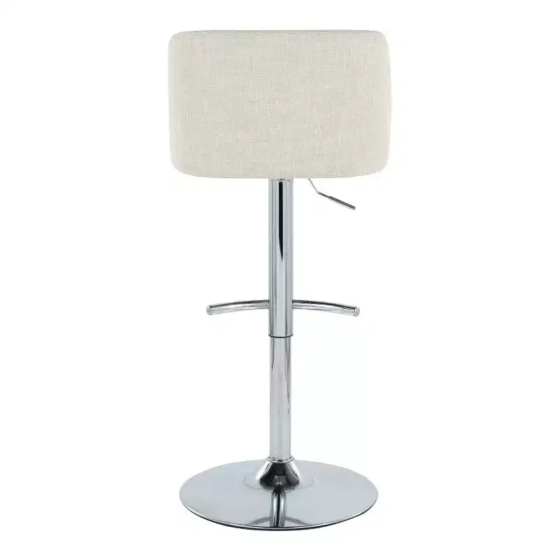 LumiSource Set of 2 Toriano Adjustable Swivel Barstools