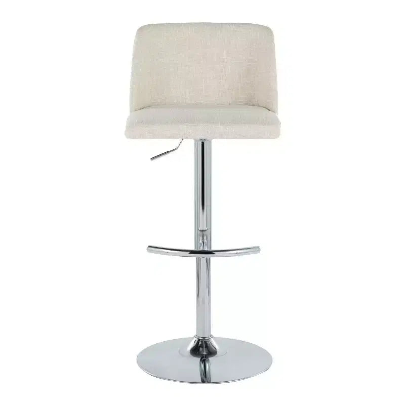 LumiSource Set of 2 Toriano Adjustable Swivel Barstools