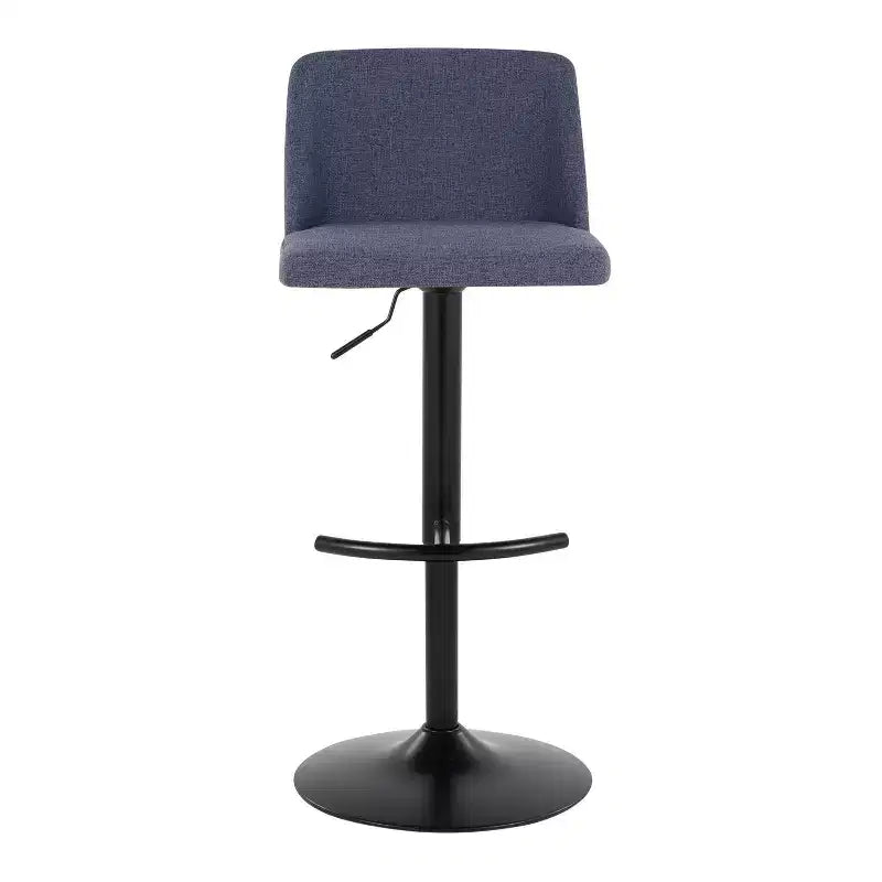 LumiSource Set of 2 Toriano Adjustable Swivel Barstools