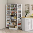 HOMCOM 65 Kitchen Pantry Cabinet, Modern Storage Cabinet with Doors and Shelves, Freestanding Cupboard for Dining Room