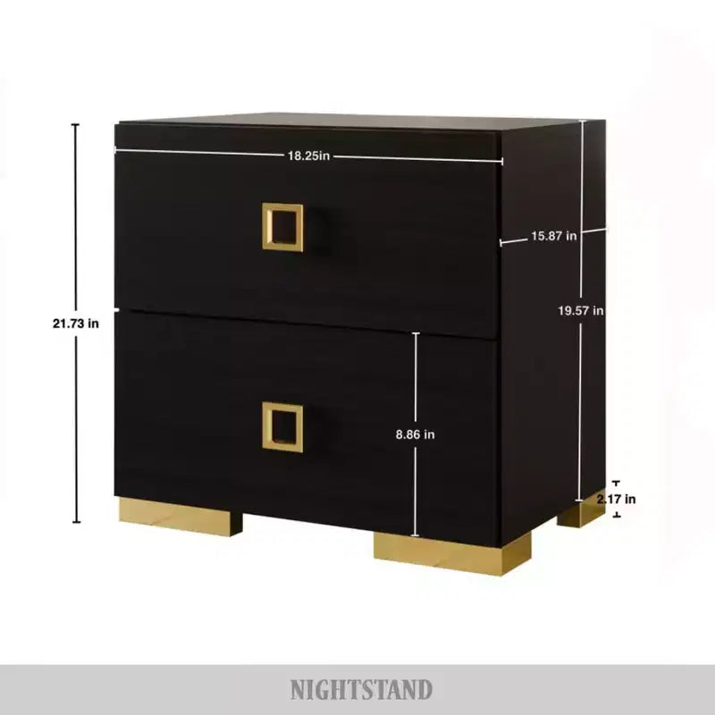 ChaletPosh Two Nightstands
