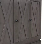 ModernLuxe Queen/Full Size Wooden Murphy Bed, Space-Saving Foldable Cabinet Bed with USB Charging Station & Storage Drawers